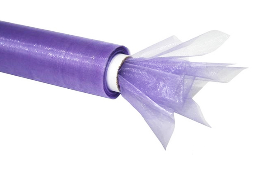 

Organza Wstążka Ślub Organtyna 9,3m Lawendowa 36cm