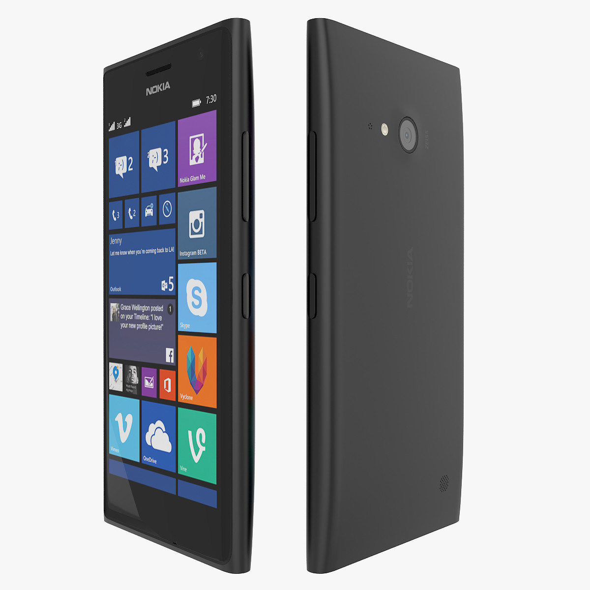 Microsoft Nokia Lumia 730 Dual SIM BCM! IDEALNY!! - 7079781107 ...