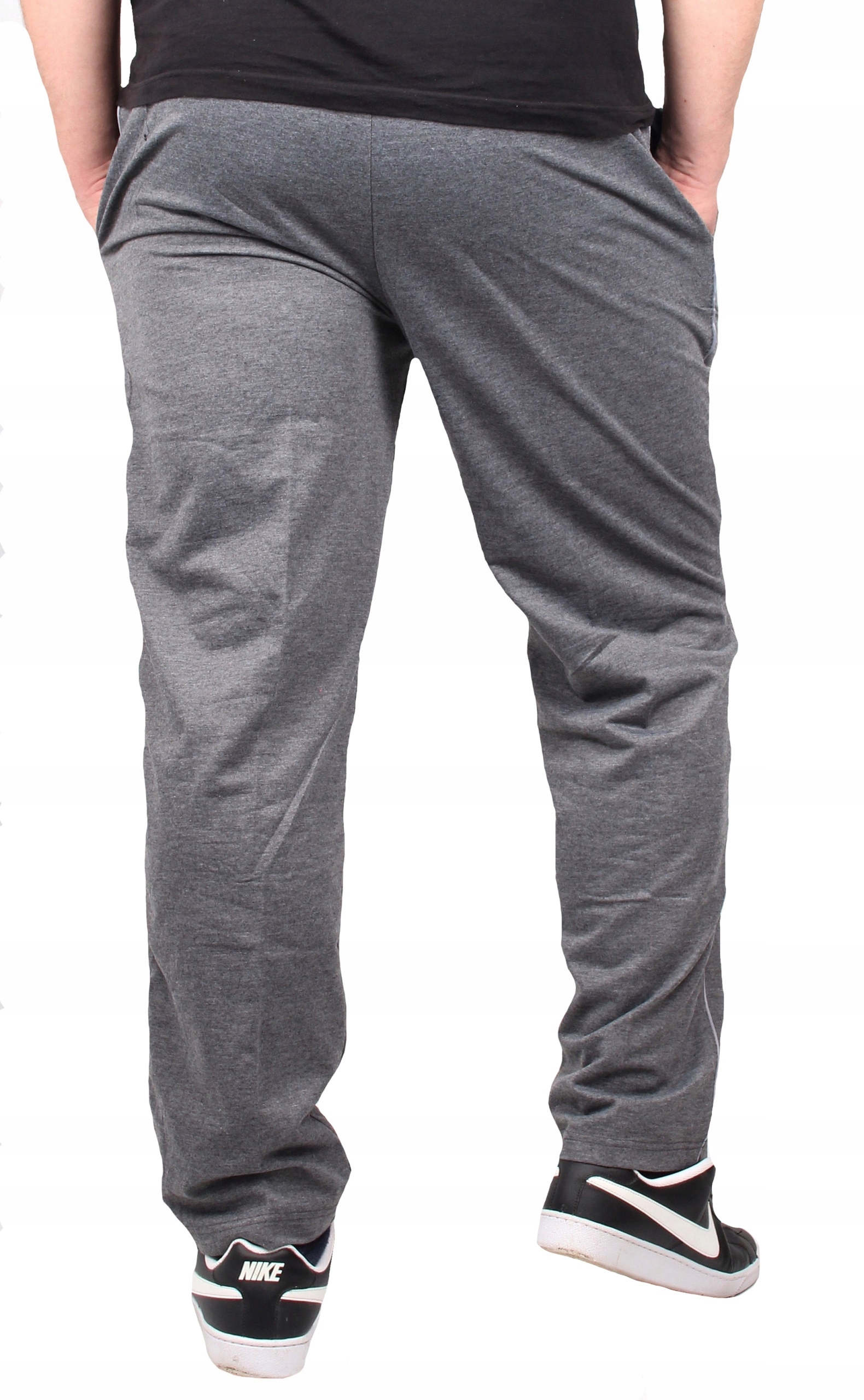 spodnie DRESOWE męskie PROSTA nogawka dresy L - 7472722805 - oficjalne