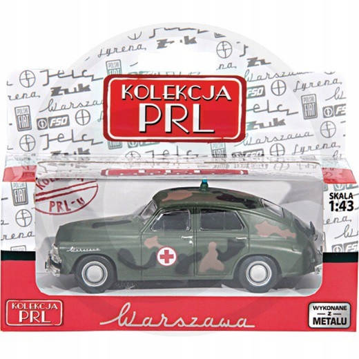 Zabawka Warszawa M 20 Pogotowie Wojskowe Kolekcja 7670377220 Zabawka Warszawa M 20 Pogotowie Wojskowe Kolekcja 7670377220