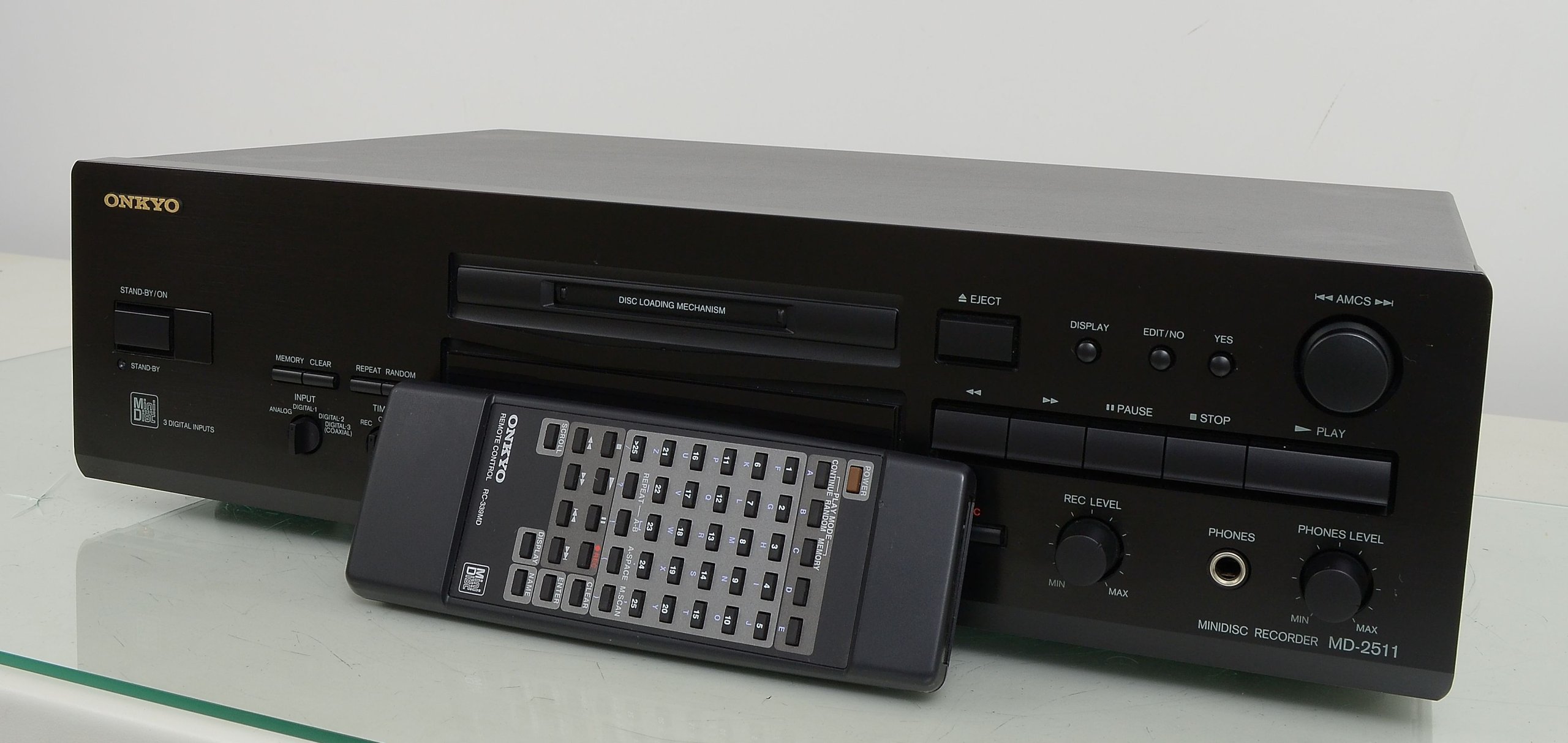 ONKYO MD2511 Stereo Mini Disc Recorder . 7085360043 oficjalne archiwum allegro