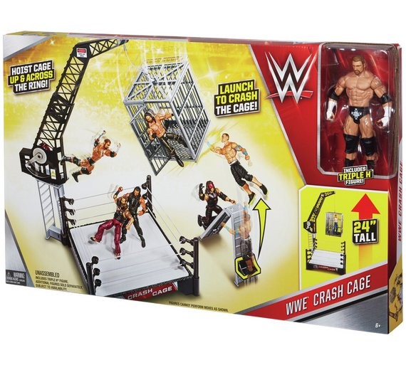 Zestaw Wwe Figurka Wrestling Ring Klatka 32 5 7188554241