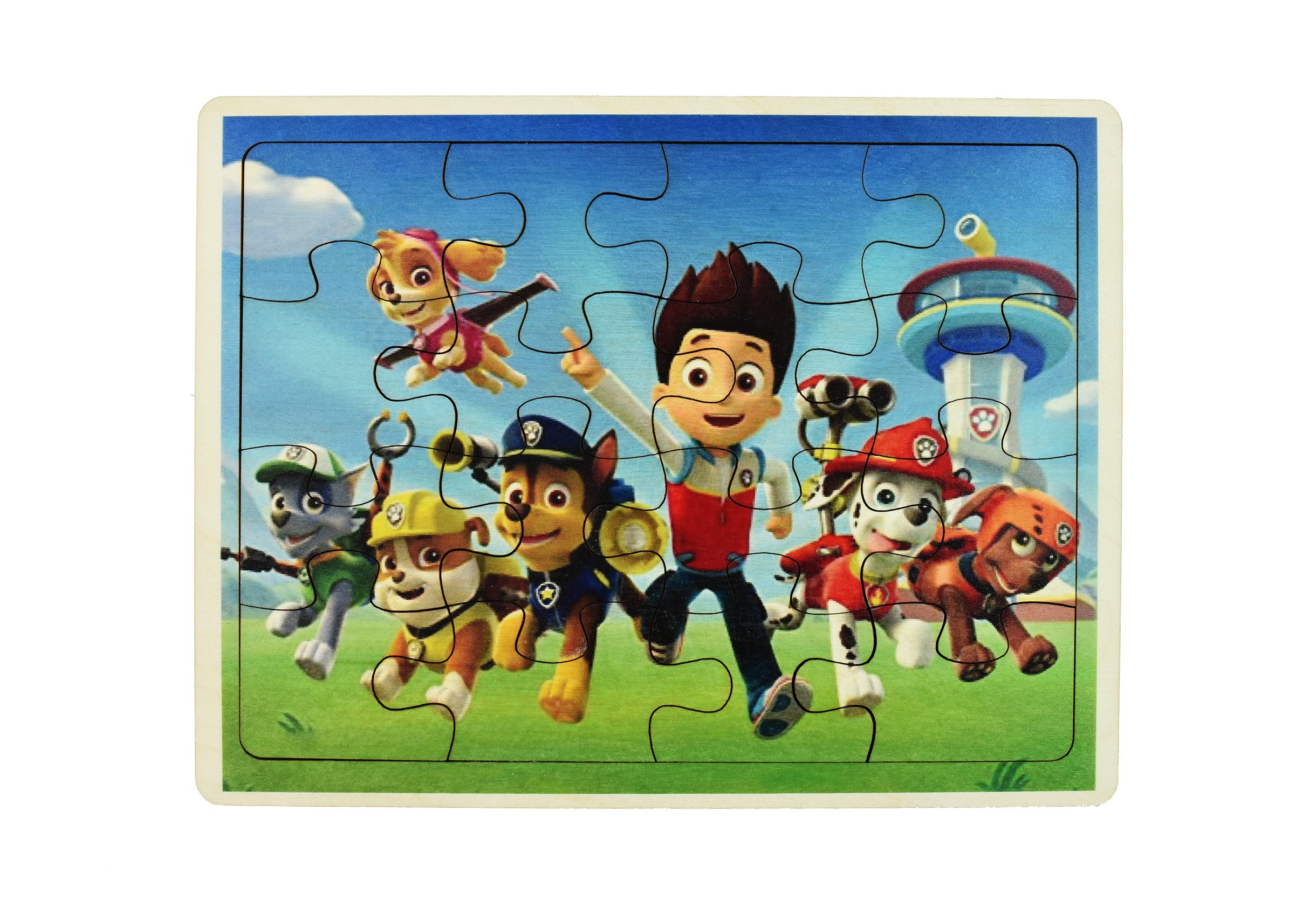 Drewniane Puzzle Psi Patrol Prezent Dzieci 7272431326 Oficjalne