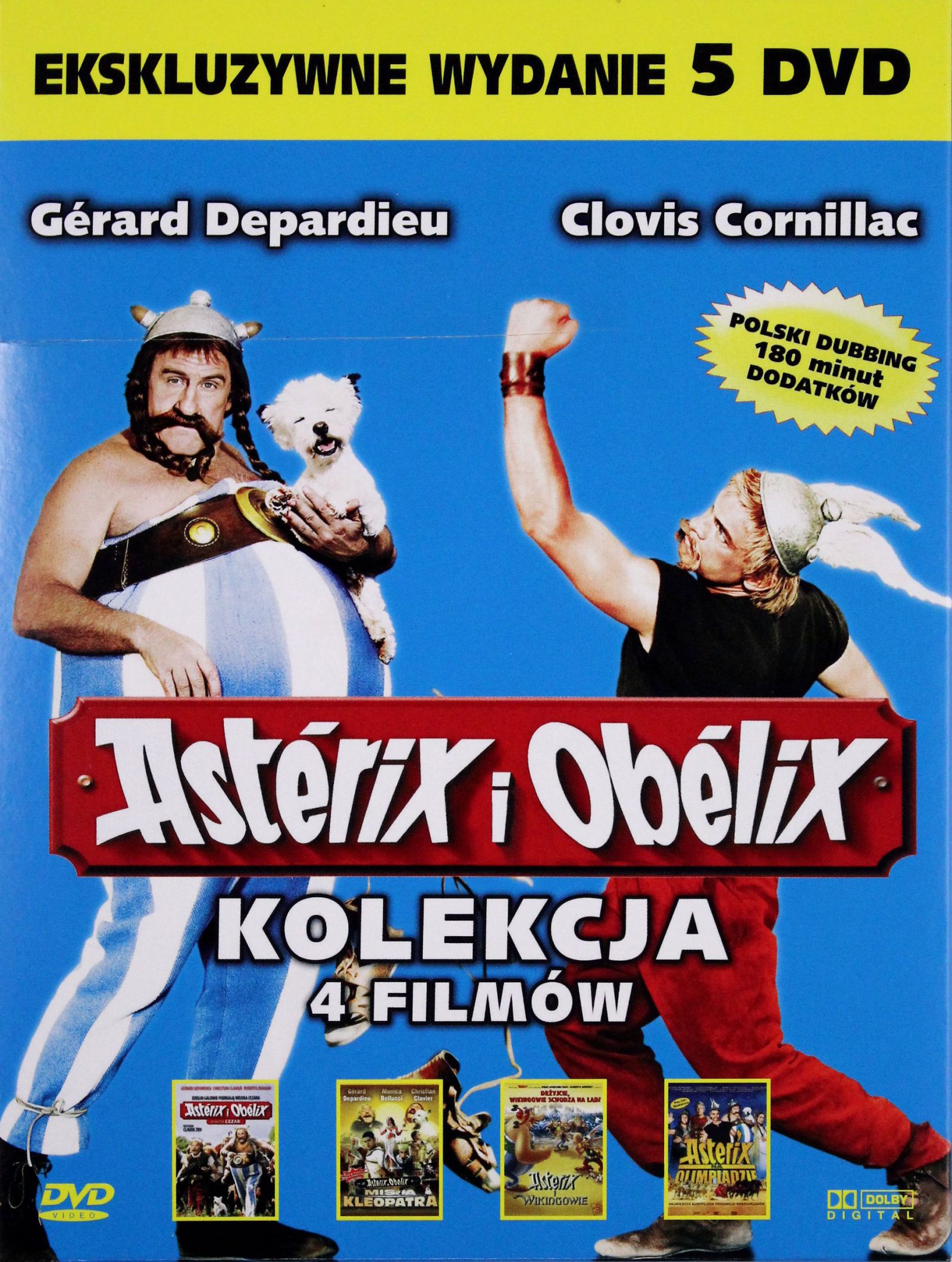 Asterix I Obelix Misja Kleopatra Gdzie Obejrzeć ASTERIX KOLEKCJA [5DVD] Misja Kleopatra i inne BOX - 5947348573