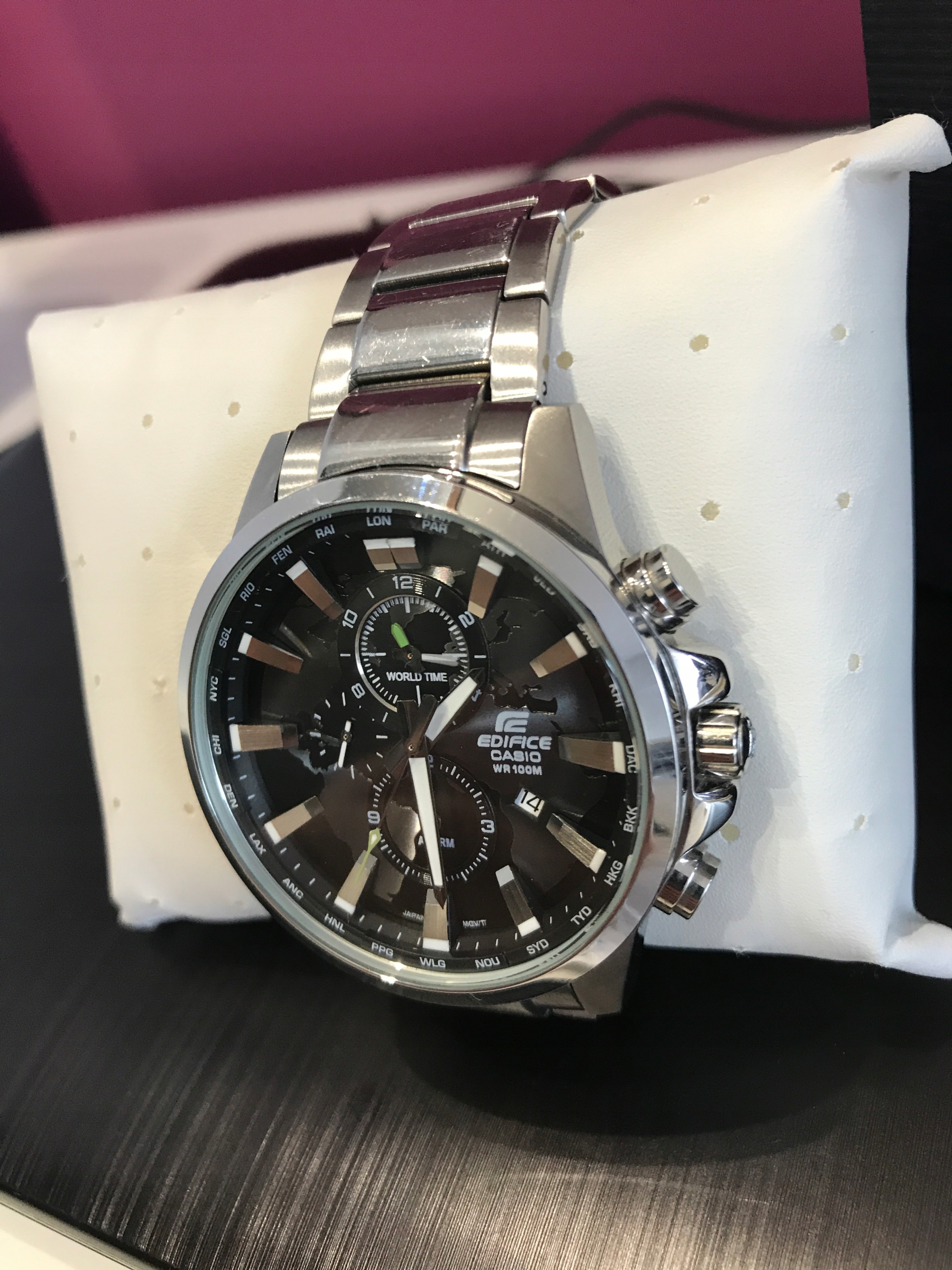 casio edifice efr 303 world map