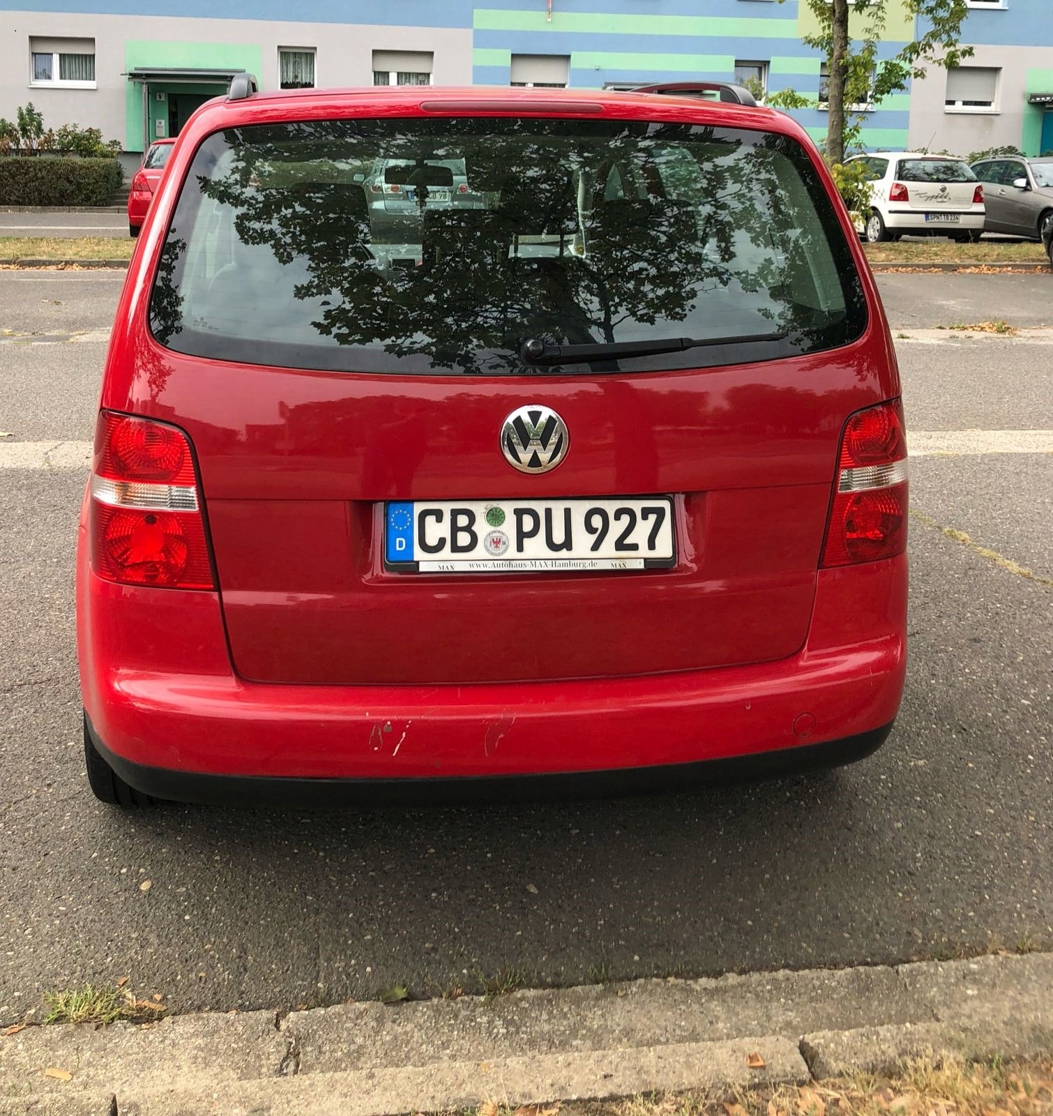 VW TOURAN 1.9TDI CZERWONY KLIMA NAVI Z NIEMIEC