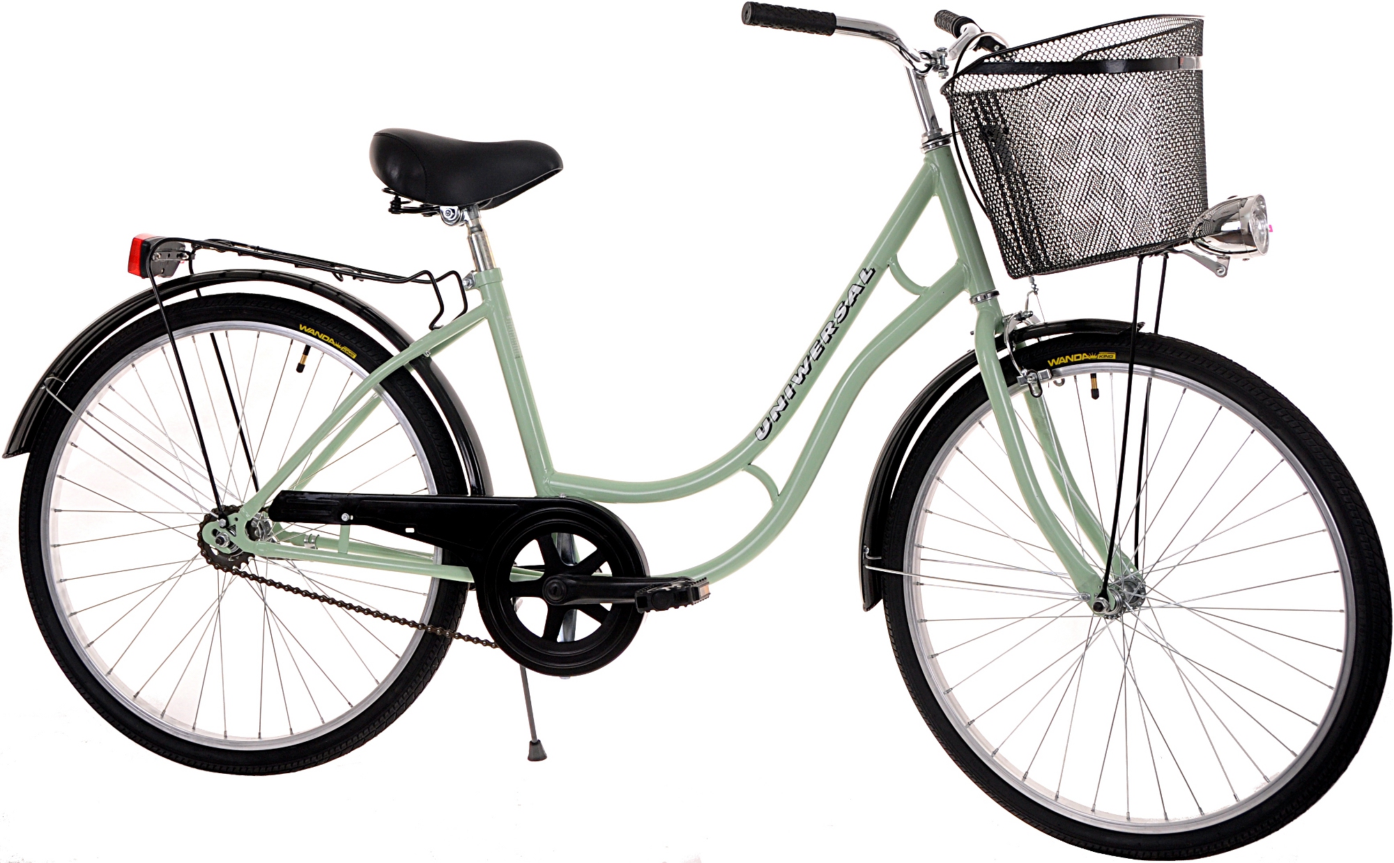 POLSKI ROWER MIEJSKI DAMSKI RETRO 26 DAMKA + KOSZ 7006617674