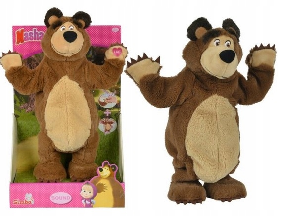 Masza I Niedźwiedź Tańczący Miś Dźwięk Simba 7582492469 Masza I Niedźwiedź Tańczący Miś Dźwięk Simba 7582492469