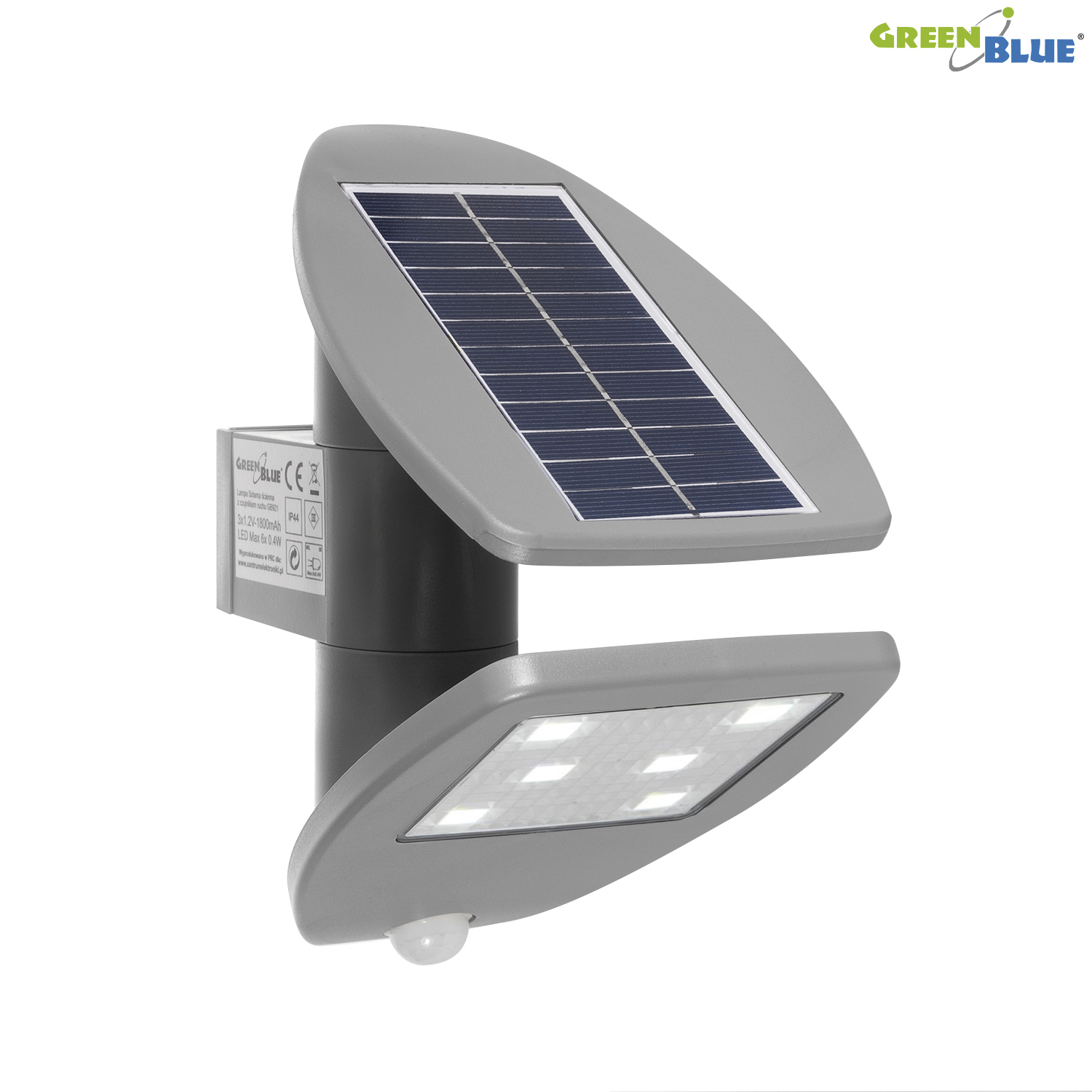 Lampa Solarna 6 Led Z Czujnikiem Ruchu I Zmierzchu 7283829928