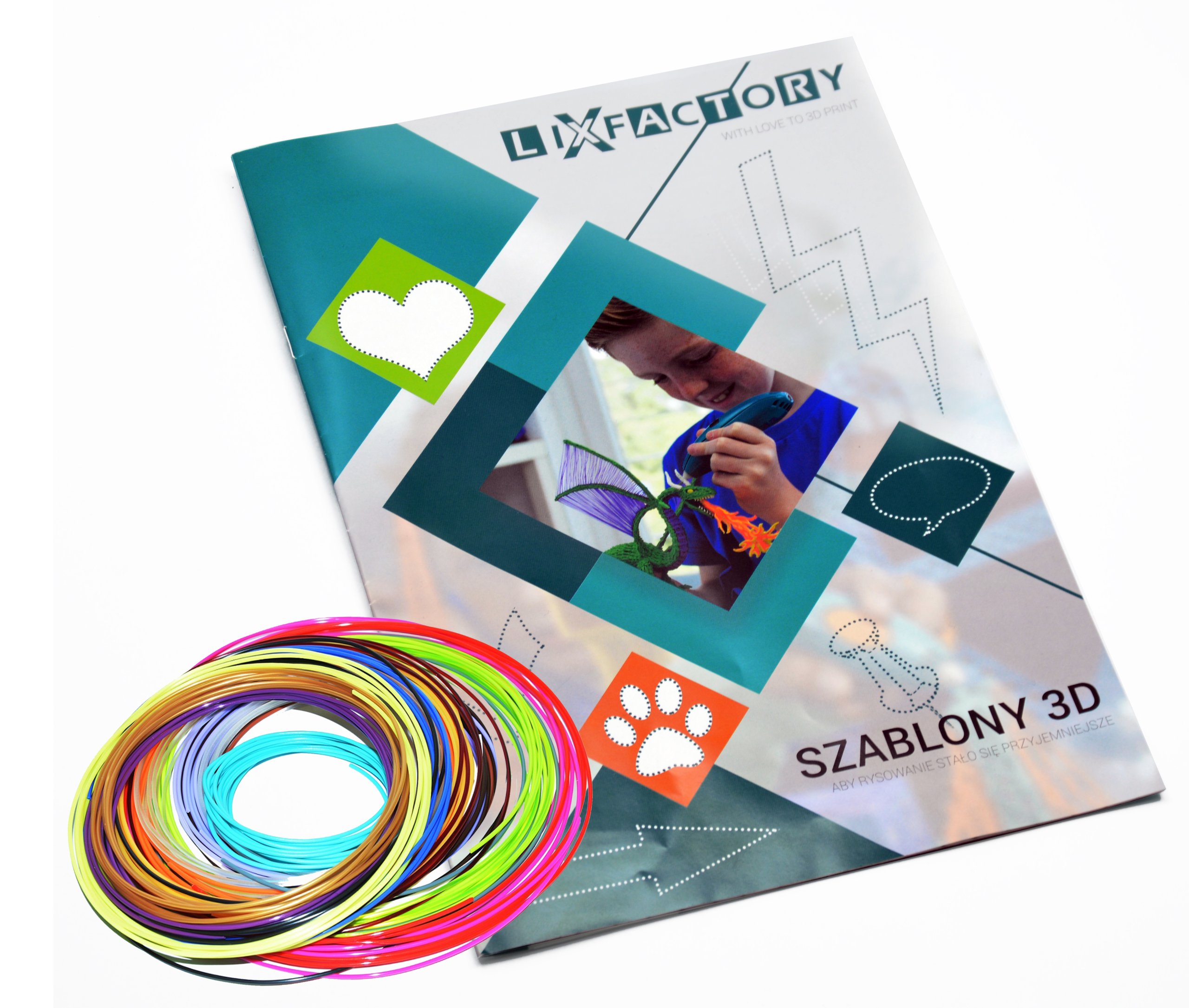 Szablony Do Długopisu 3d Do Druku Chomikuj SZABLONY do długopisu 3D PLA ABS WKŁADY 20 kolorów - 7040266825
