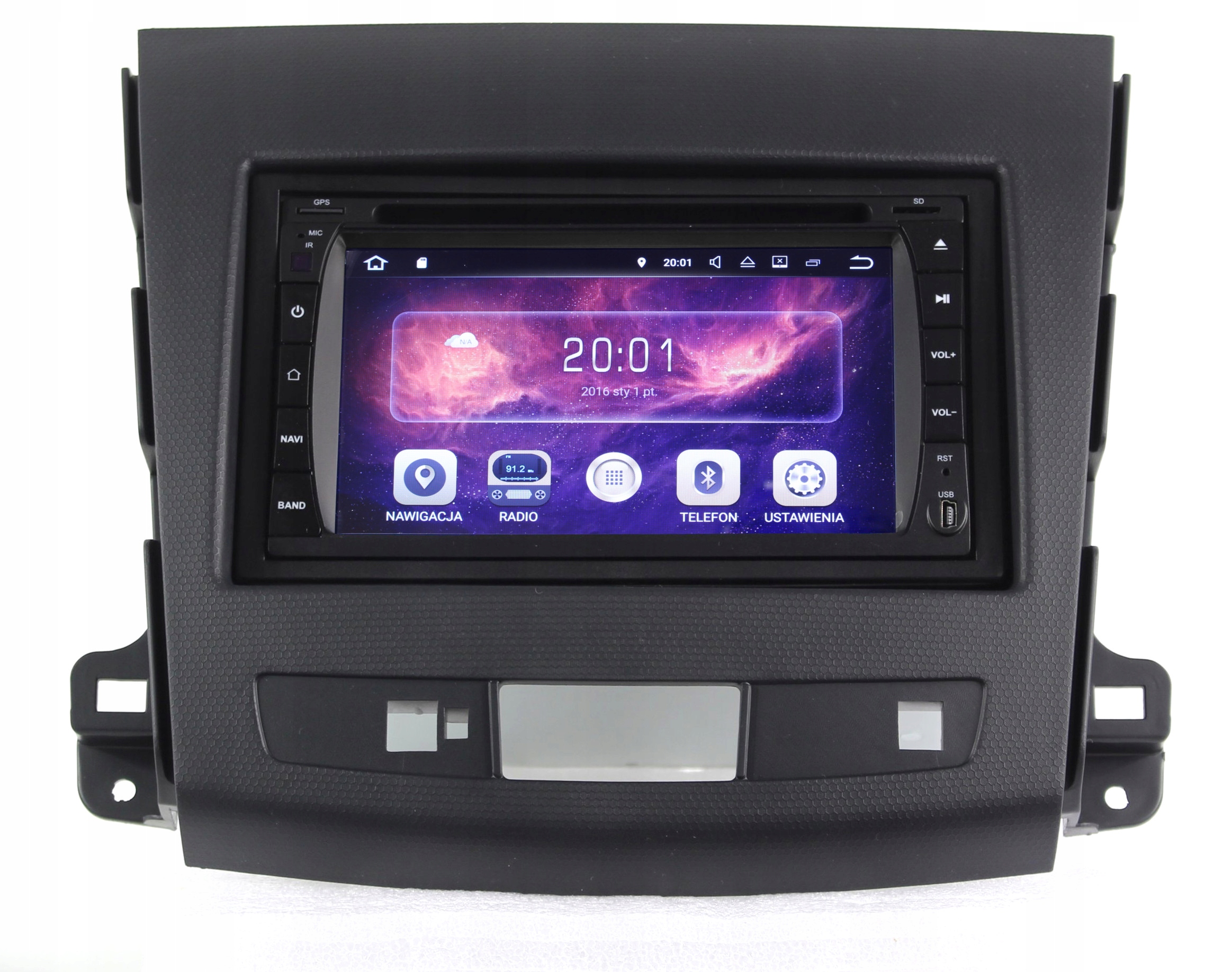 RADIO NAWIGACJA GPS MITSUBISHI OUTLANDER II 0612 7556282123
