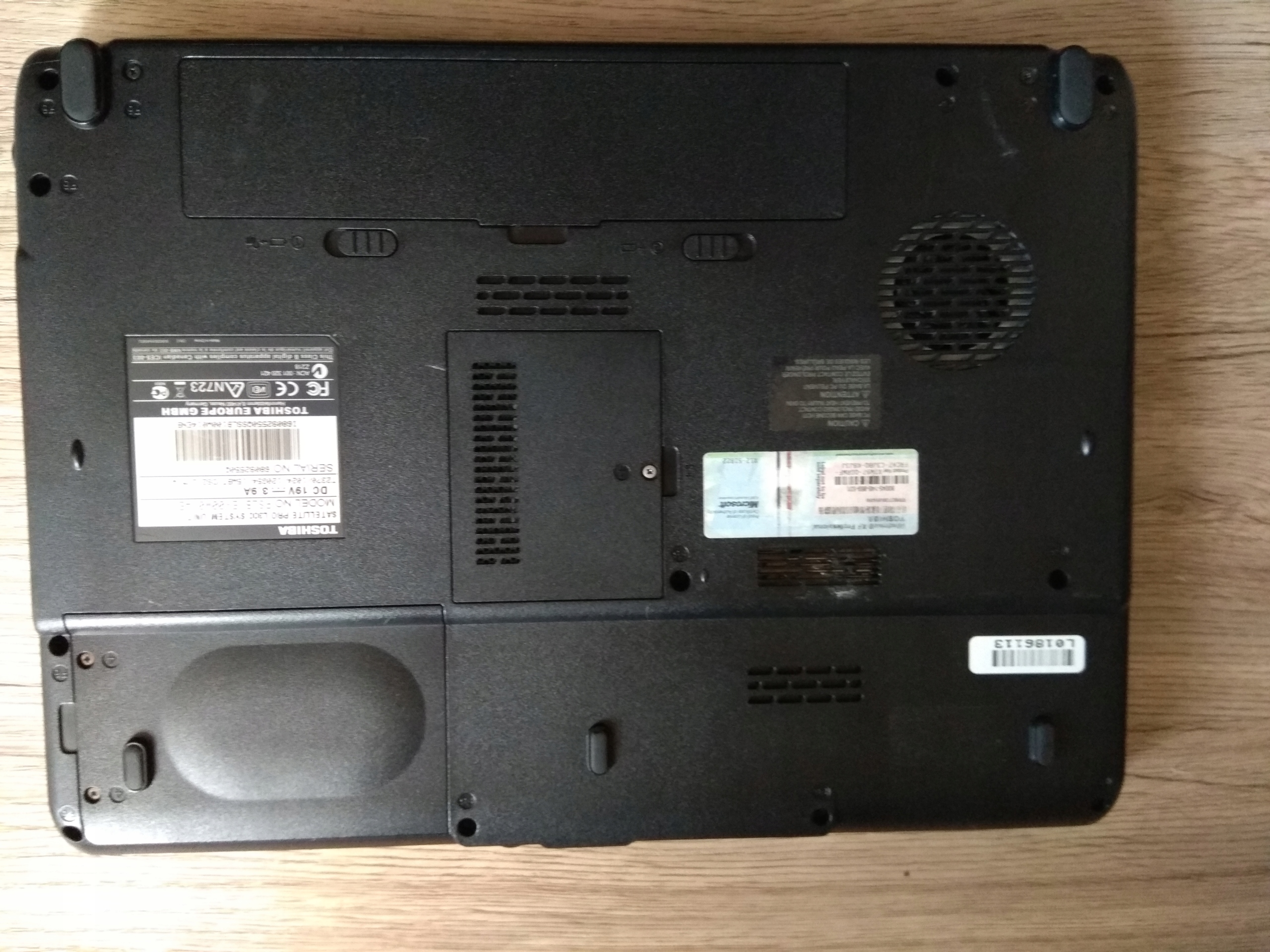 Toshiba Satelite Pro L300 7704643998 oficjalne archiwum allegro