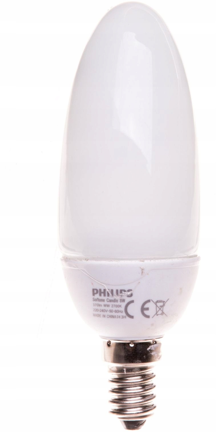 Kompaktní zářivka 8W E14 230V Softone mini Vánoce