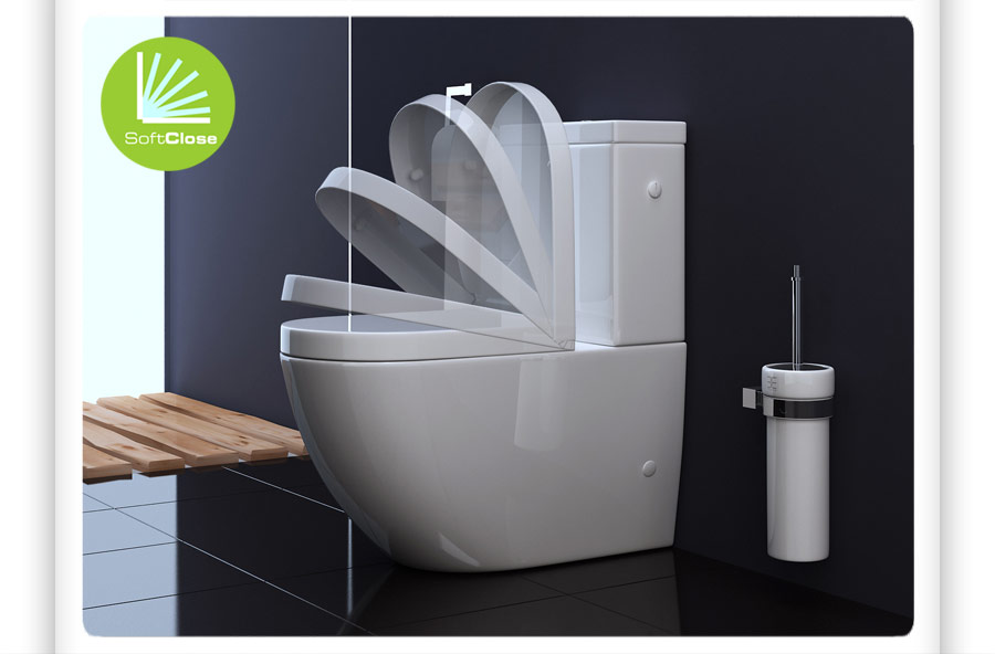 WC kompakt VIEANY CATANI rimless spłuczka GEBERIT Linia Pro