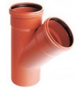 фото mini №1, Sewerage front right/ pvc 160mm tee 160/ 160/ 45 steps ik440