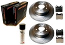 Тормозные диски, диск тормозные колодки, колодки opel omega b b-fl задний полные 286mm x 12mm1, цена в Украине