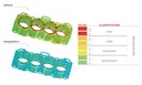 Уплотнитель, прокладки athena 330022r 2.0mm 86,00mm bmw m54b302, купить в Украине