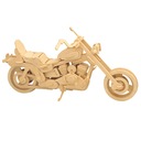 фото mini №1, Puzzle wooden 3-door motorcycle harley davidson engine