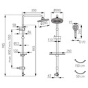 фото mini №2, Set shower waybills ferro rondo lux chrome