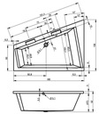 фото mini №2, Trough riho doppio 180x130 ba90 right+ legs price!