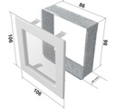 фото mini №3, Lattice fireplace ventilation 11x11 graphite