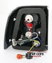 Фары задние vw passat 3b b5 97-00 clear седан черное black3, купить с разборки