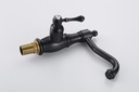 фото mini №7, Washbasin faucet freestanding black matte royal retro hoses podlaczeniowe