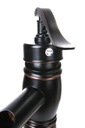 фото mini №5, Washbasin faucet retro high black royal