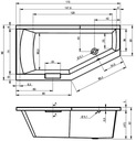 фото mini №2, Trough riho geta 170x90 ba88 right+ legs+ siphon