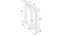 фото mini №4, Awenta door audit metallic dm90 25x30