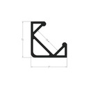 фото mini №13, Profile led backlight angular 17 x 17 x 13, 4 mm black