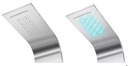 фото mini №8, Panel shower stainless steel, curved