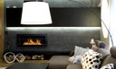 фото mini №13, Biofireplace 900x400 black with glass 1 effect glow