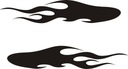 фото mini №1, Flame fires fire stickers 404 - 6p different colors