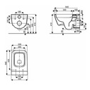 фото mini №2, Hanging bowl toilet wheel life[ m23120000]