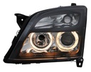 Opel vectra c 02-05 фары фары black кольца depo h75, с разборки недорого