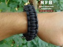 фото mini №10, Bracelet rope paracord 23mm black mfh m