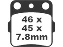 Тормозные колодки, колодки задний yamaha yfm 250 350 660 raptor grizzly2, купить в Украине