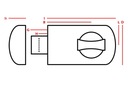 фото mini №4, Lock for surface mounting jania 7277