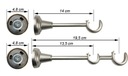 фото mini №15, Cornice 280 centimeters double 2, 8 modena cornices 25/16
