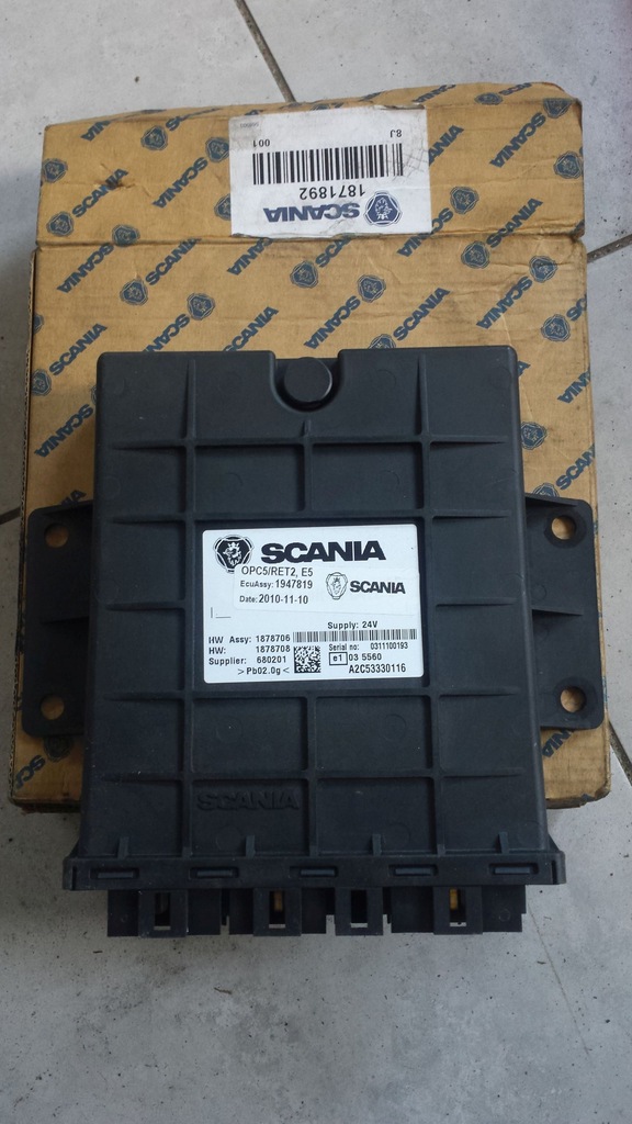SCANIA KOMPUTER STEROWNIK RETARDER OPC5 1947819