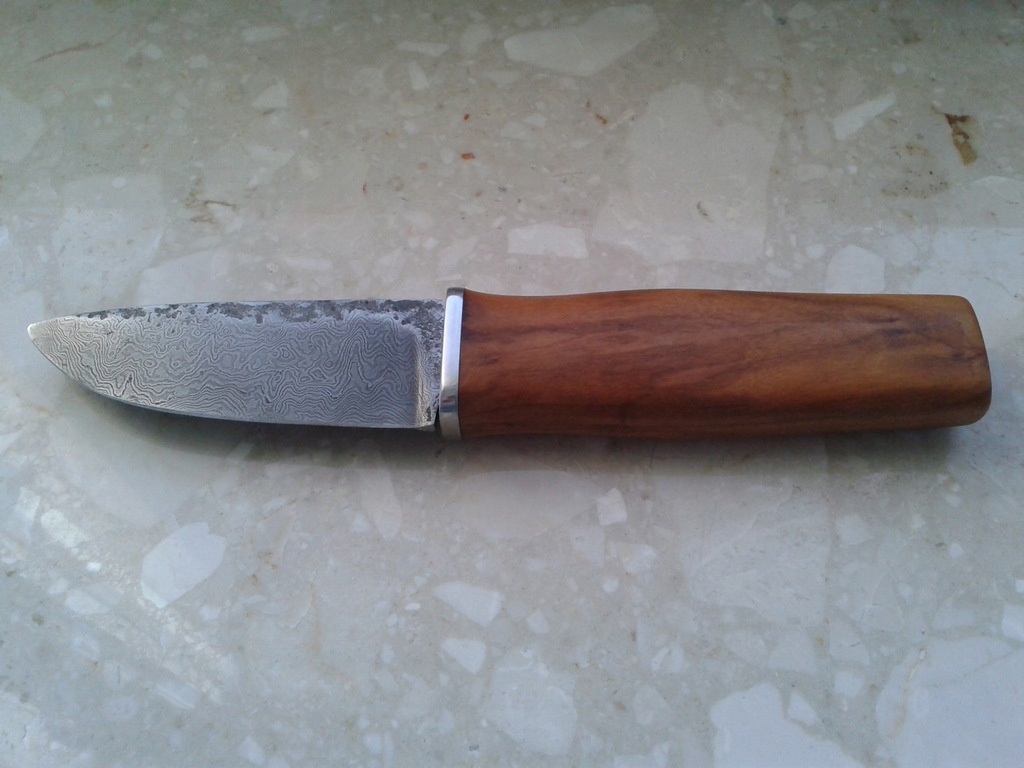Nóż Damast Dziwer Wootz Bułat Custom Knifemaking 7702182118