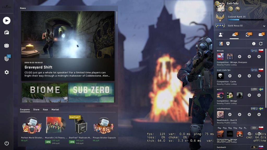Konto Steam CS GO / 1000 H/ 2 Odznaki