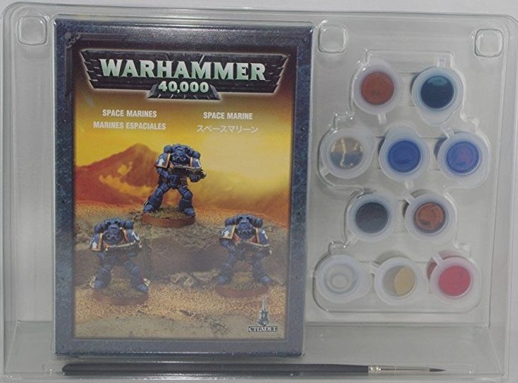 Warhammer 40K Space Marine Paint Set 60-35 _ #KD#