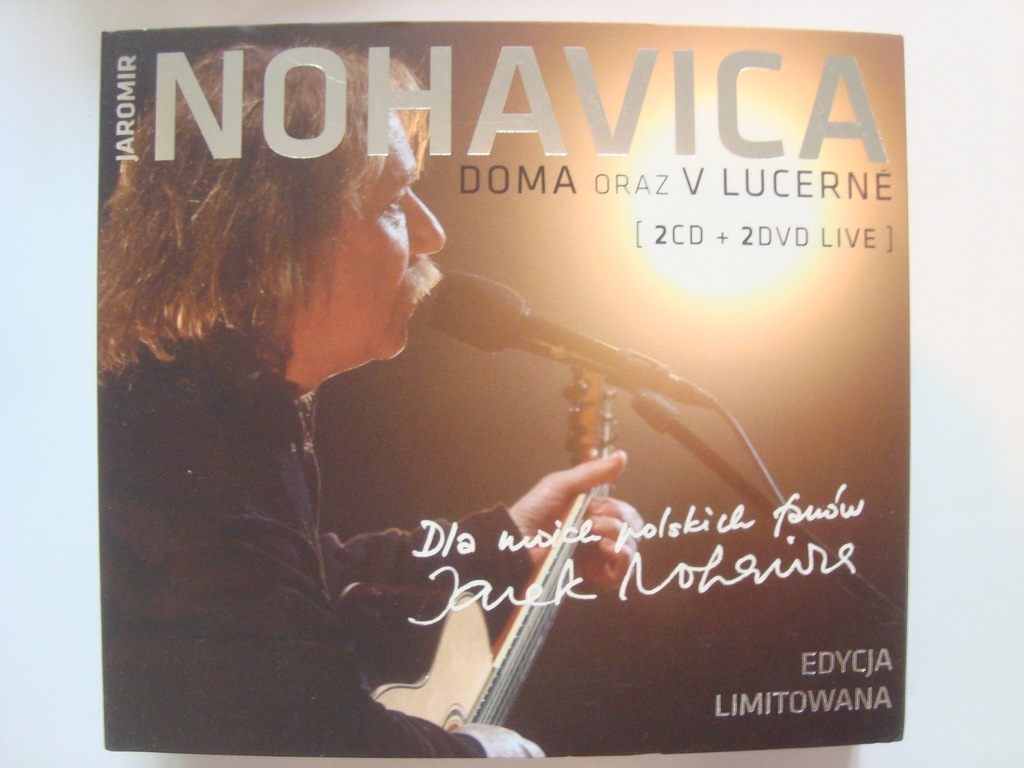 4 X CD/DVD JAROMIR NOHAVICA DOMA V LUCERNE