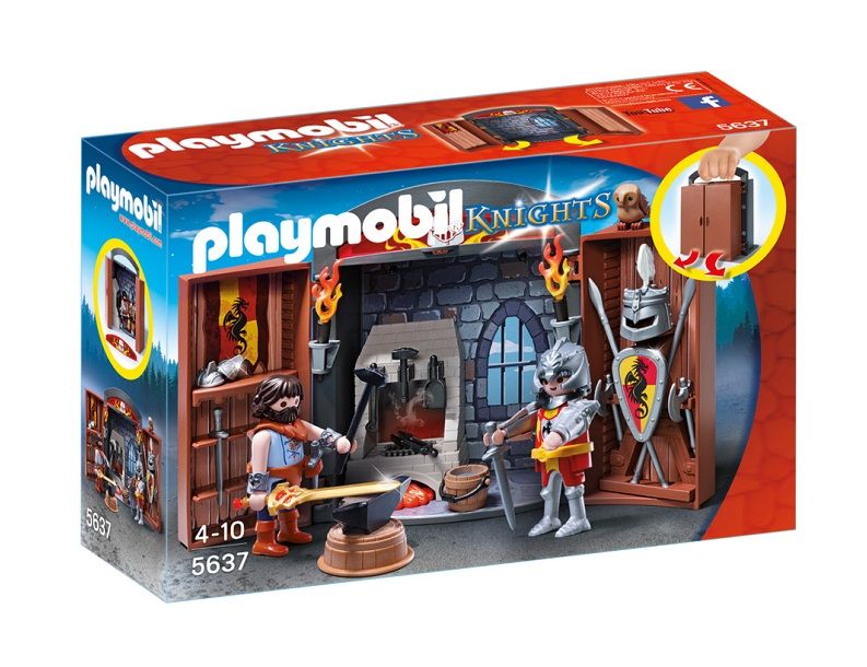 Playmobil Rycerze 5637 Kuźnia rycerska Play Box