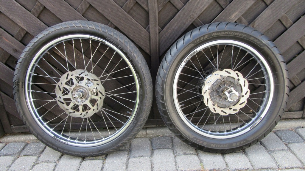 Koła Yamaha WR 125 R koło tył przód