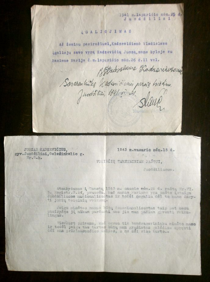 Litwa Rudomino Czarny Bór, igaliojimas 1941-43, x2