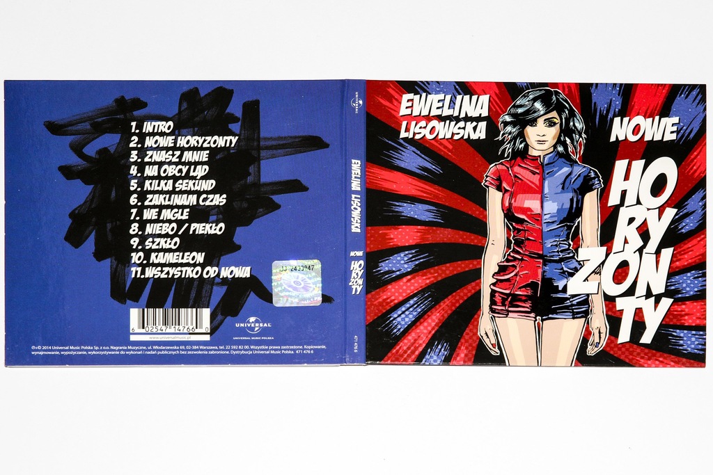 EWELINA LISOWSKA = Nowe Horyzonty = Digipack