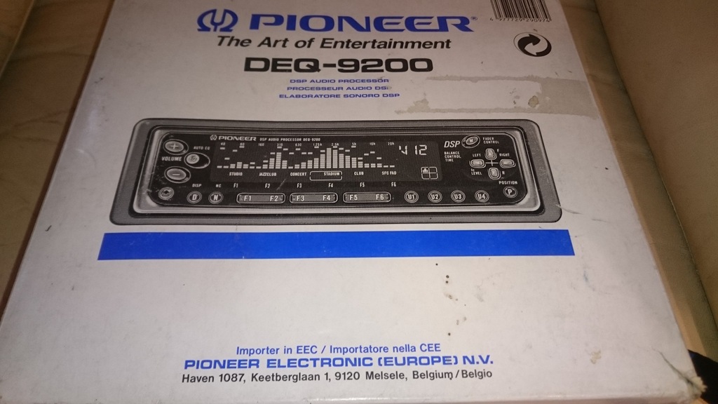 Eqalizer korektor PIONEER DEQ 9200 !!,1-właściciel